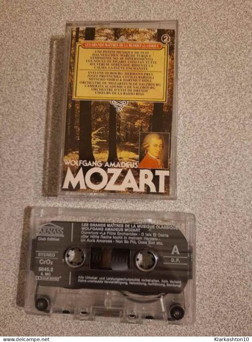K7 Audio : Les Grands Maitres De La Musique Classique - Wolfgang Amadeus Mozart - Audiokassetten