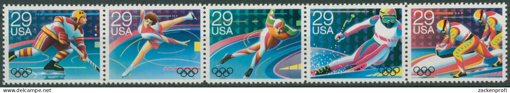 USA 1992 Olympische Spiele Albertville 2202/06 ZD Postfrisch (C40717) - Neufs