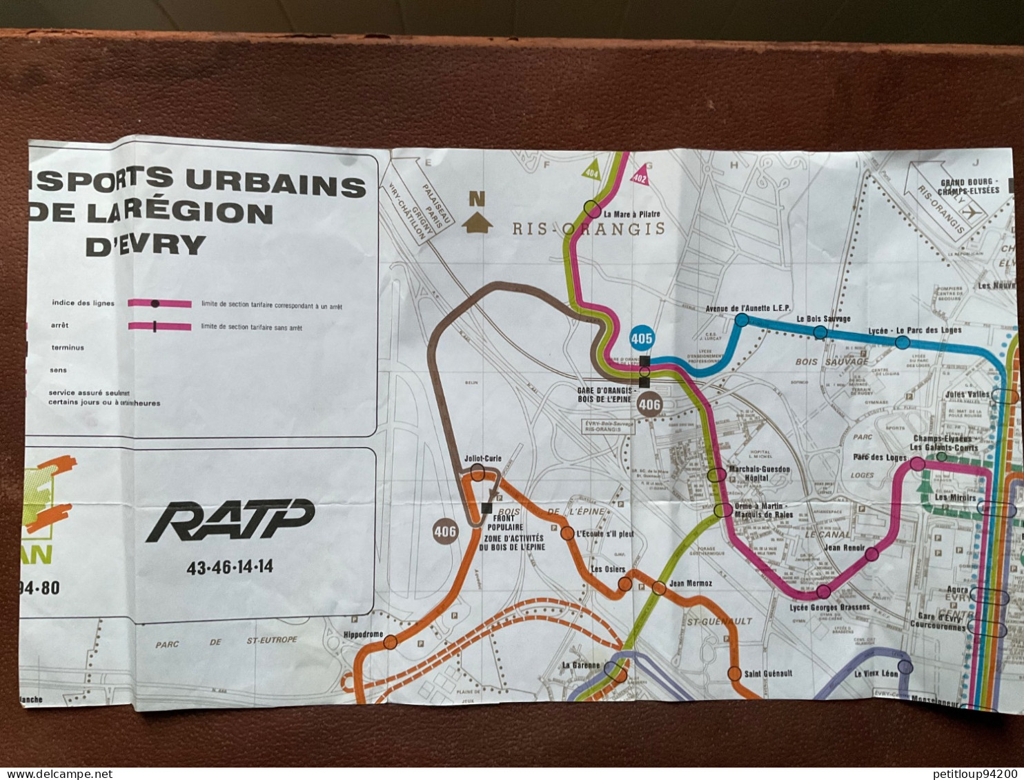 PLAN RATP  Régions D’EVRY  Ris-Orangis - Europa