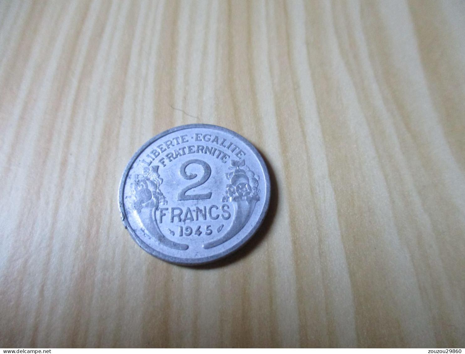 France - 2 Francs Morlon 1945 Alu.N°265. - 2 Francs