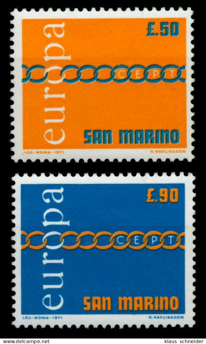 SAN MARINO 1971 Nr 975-976 Postfrisch X933B12 - Neufs