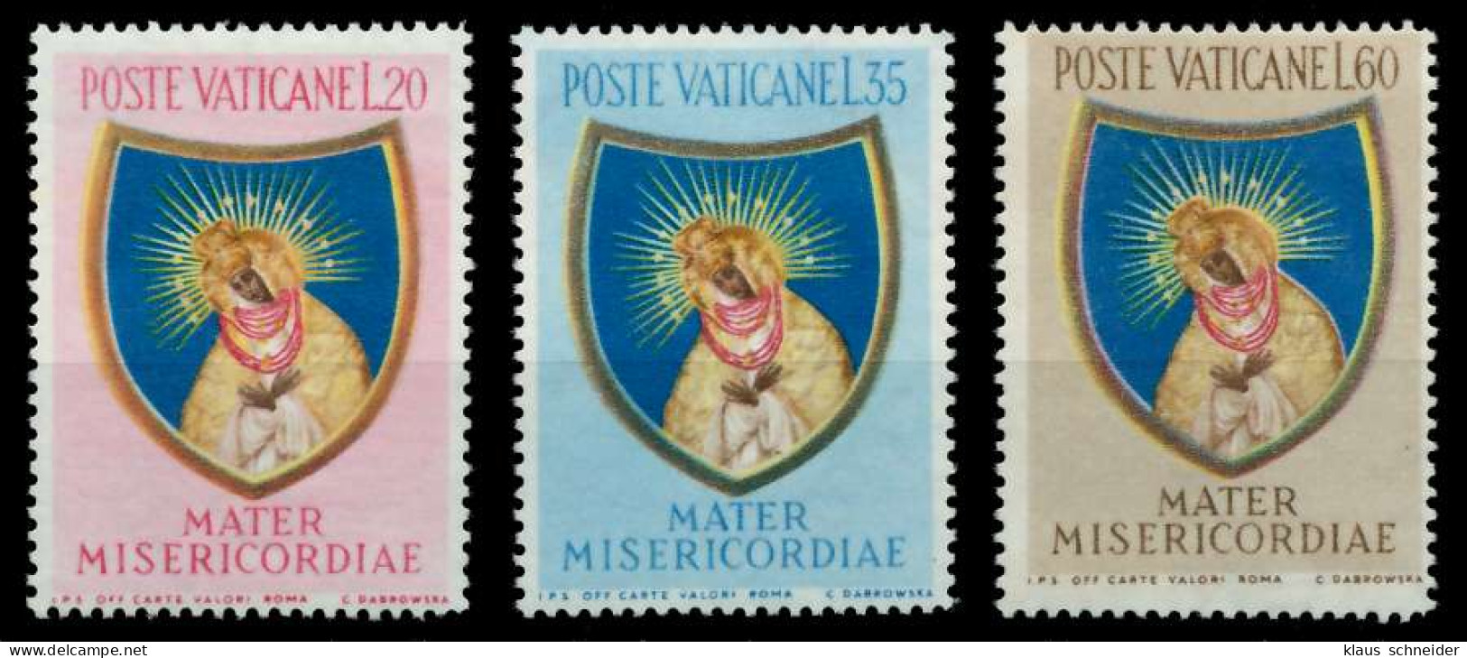 VATIKAN 1954 Nr 227-229 Postfrisch X7C4C22 - Unused Stamps