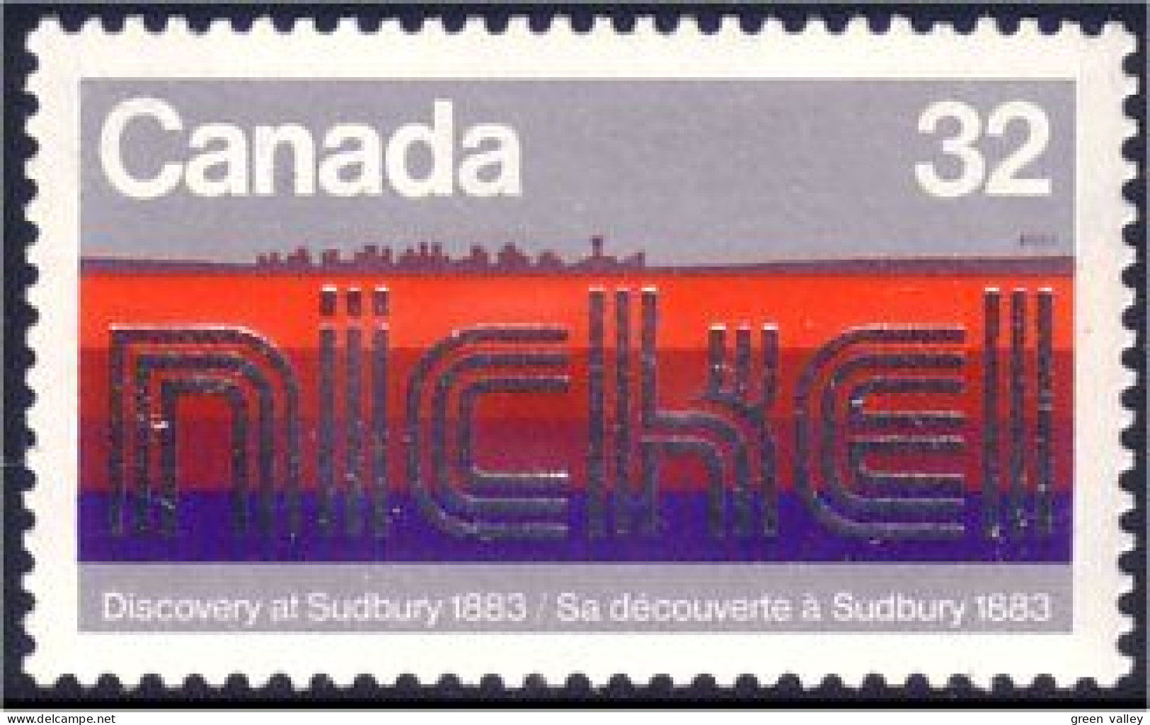 (C09-96b) Canada Nickel MNH ** Neuf SC - Mineralien