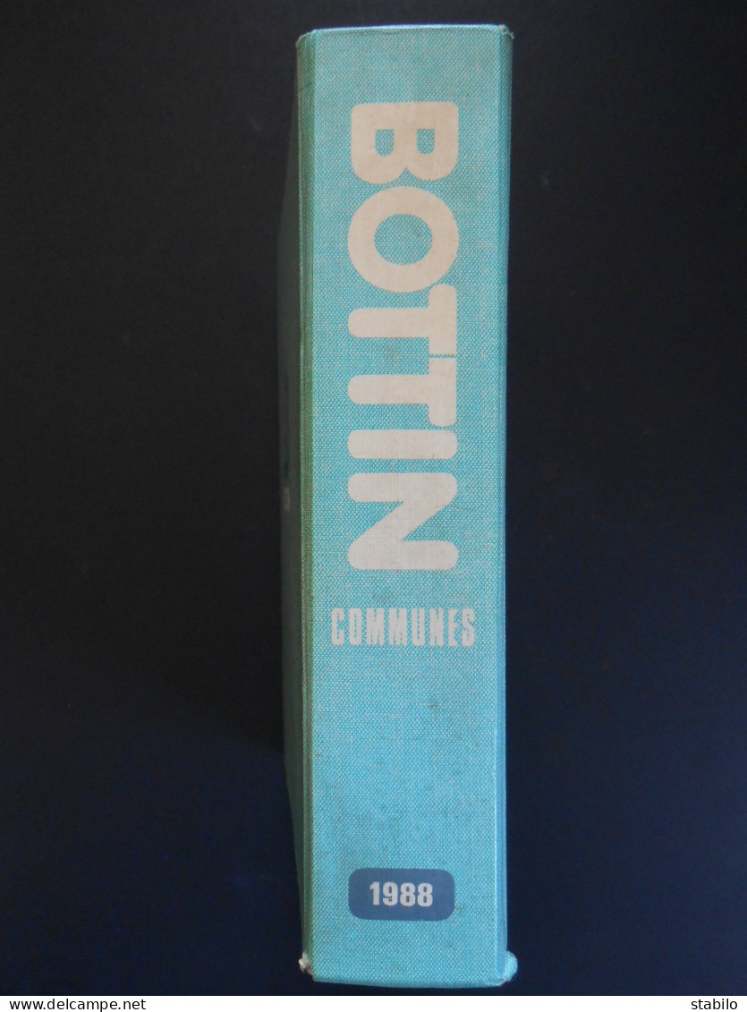 DICTIONNAIRE DES COMMUNES - BOTTIN EDITION 1988 - Dictionnaires