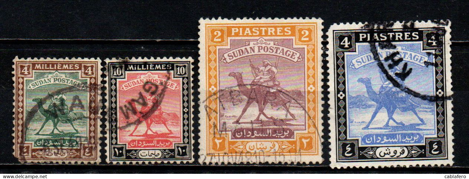 SUDAN - 1948 - Camel Post - Arabic Inscription: Berid Es-Sudan - USATI - Sudan (...-1951)