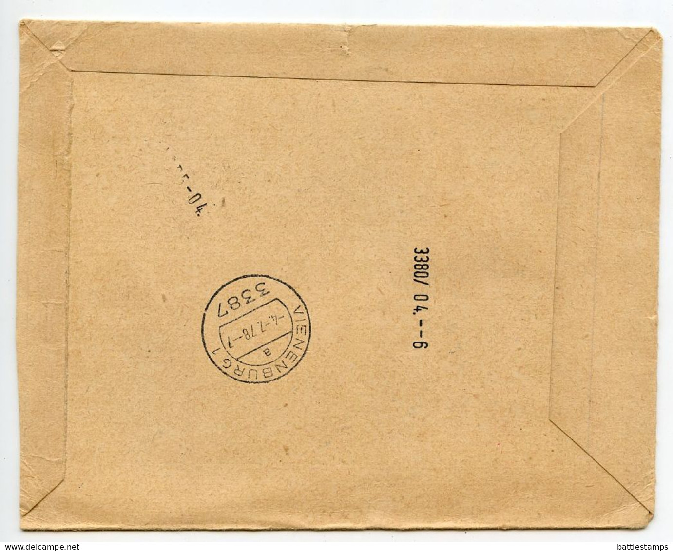 Germany, East 1978 Express Cover; Ilsenburg To Vienenburg; Stamps - 1st & 2nd Century African Art In German Museums - Briefe U. Dokumente