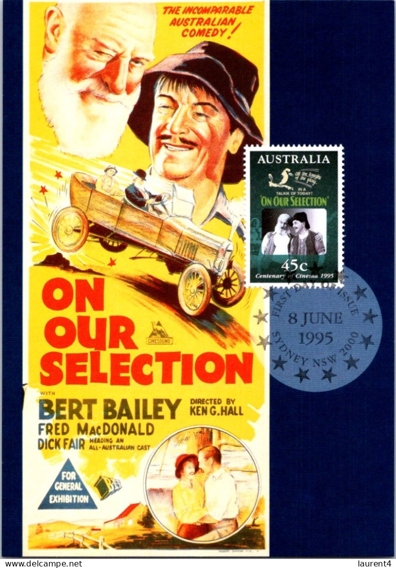 21-4-2024 (2 Z 36) Australia Maxicard - set of 5+1 - Australian Movies (if not sold will NOT be re-listed)