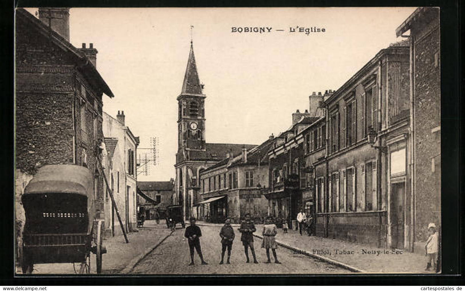 CPA Bobigny, L`Eglise  - Bobigny