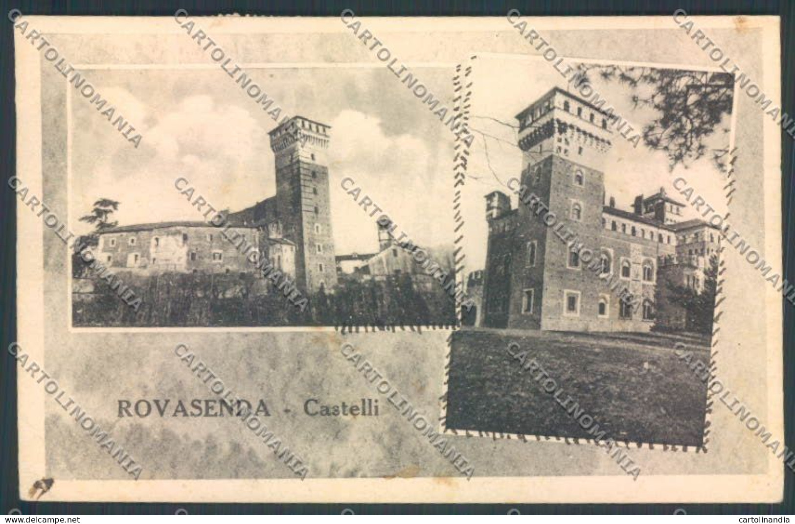 Vercelli Rovasenda PIEGHINE Cartolina ZT6525 - Vercelli