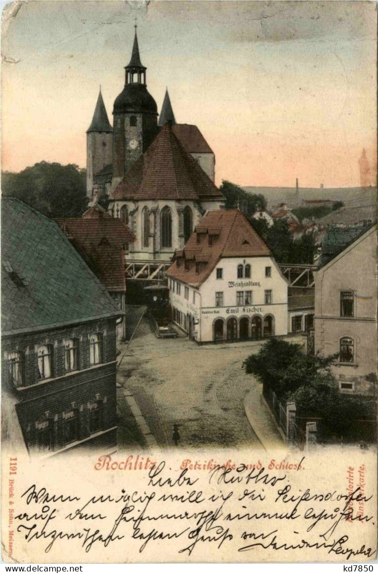 Rochlitz - Petrikirche Und Schiess - Rochlitz