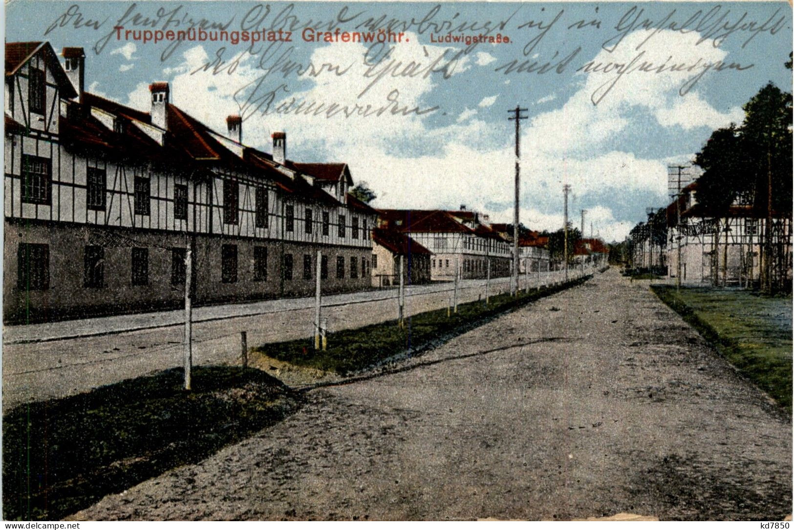 Bayern/Grafenwöhr - Truppenübungsplatz - Ludwigstrasse - Grafenwoehr