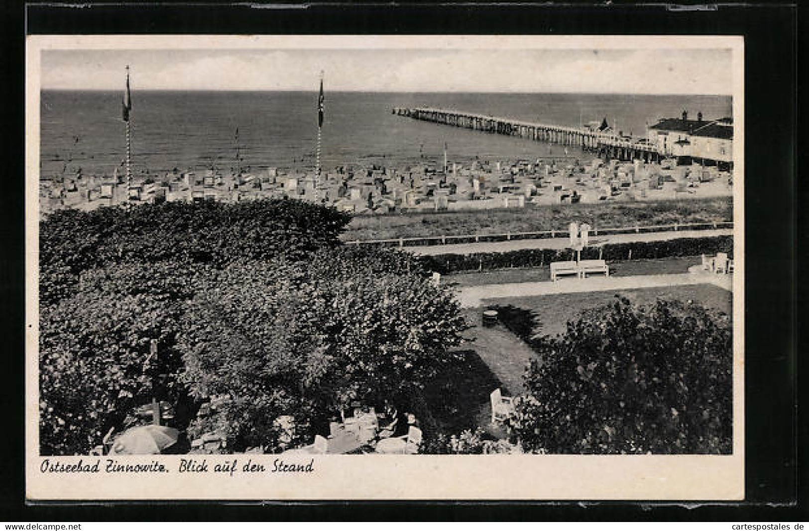 AK Zinnowitz / Ostseebad, Blick Auf Den Strand  - Zinnowitz