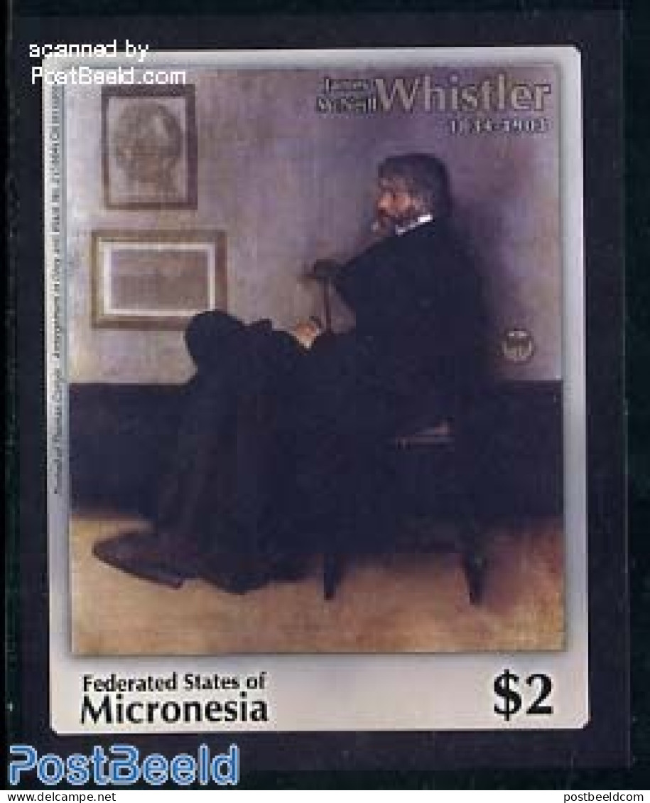 Micronesia 2003 James Whistler Painting S/s, Mint NH, Art - Paintings - Micronesië