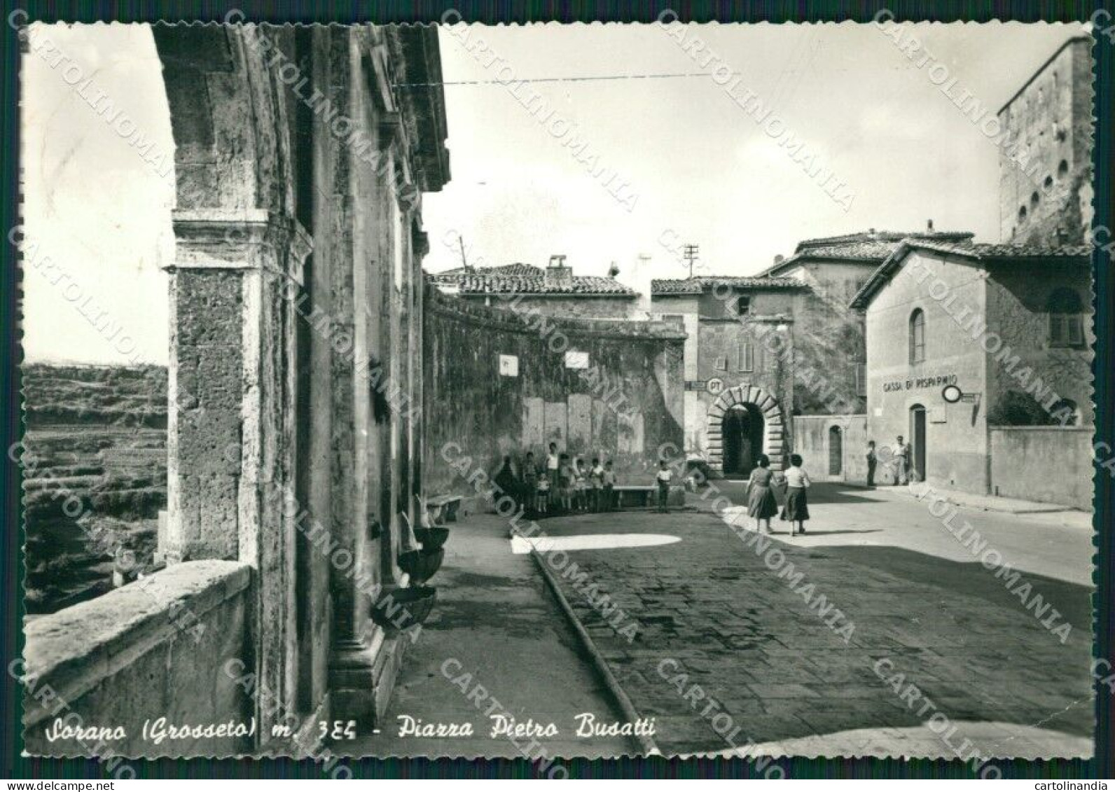 Grosseto Sorano Poste Banca Foto FG Cartolina ZK5450 - Grosseto