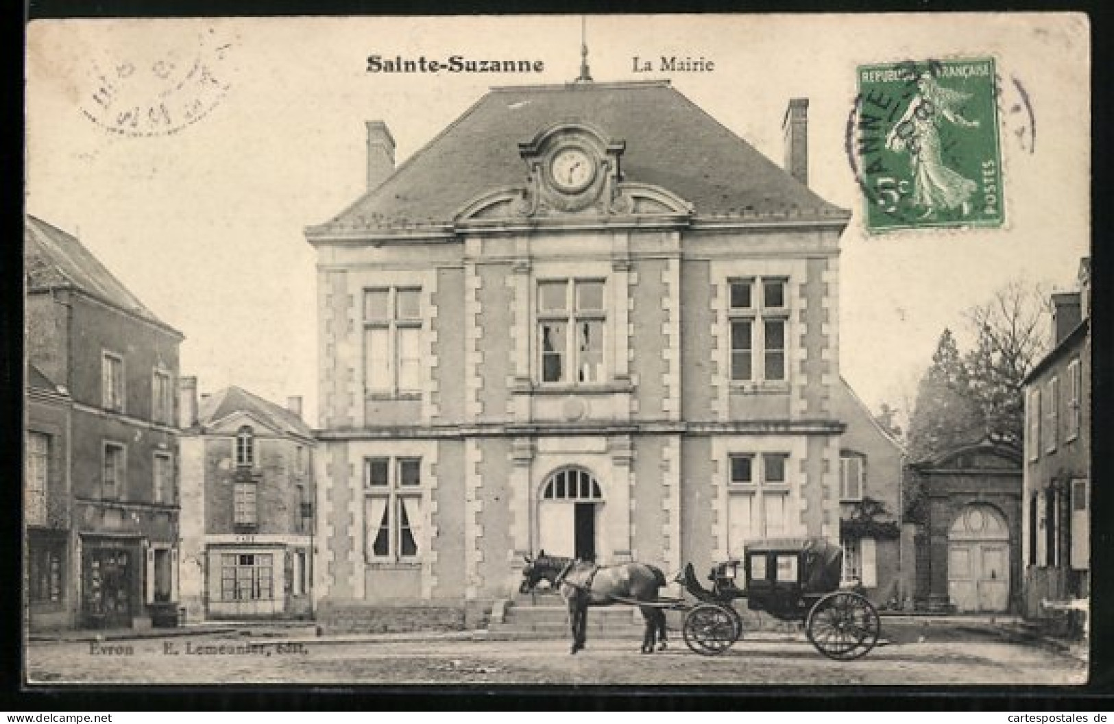 CPA Sainte-Suzanne, La Mairie  - Sainte Suzanne