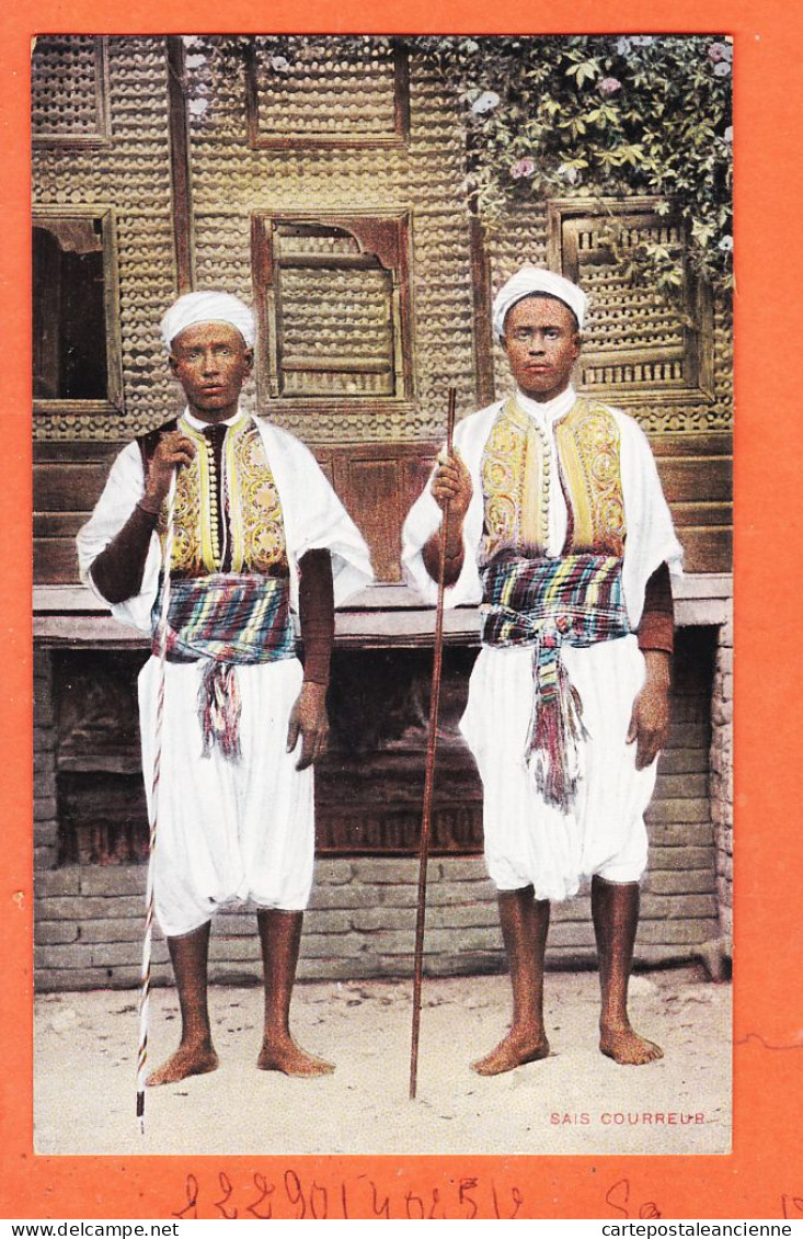 24623 / ⭐ Ethnic Metier Egypte ◉ SAIS Courreur Courreurs Egyptiens 1905s ◉ Lichtenstern & Harari N° 142 CAIRO - Persons