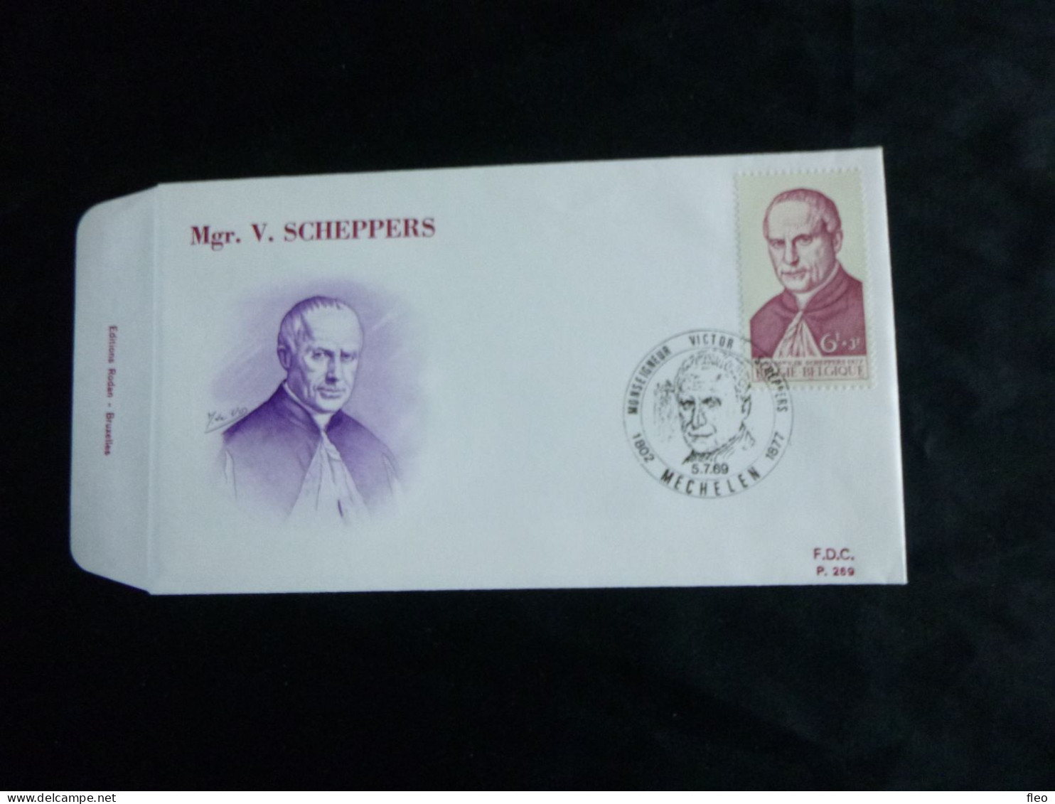 1969 1499 FDC ( Mechelen )  :  "  Mgr.Jespers   " - 1961-1970