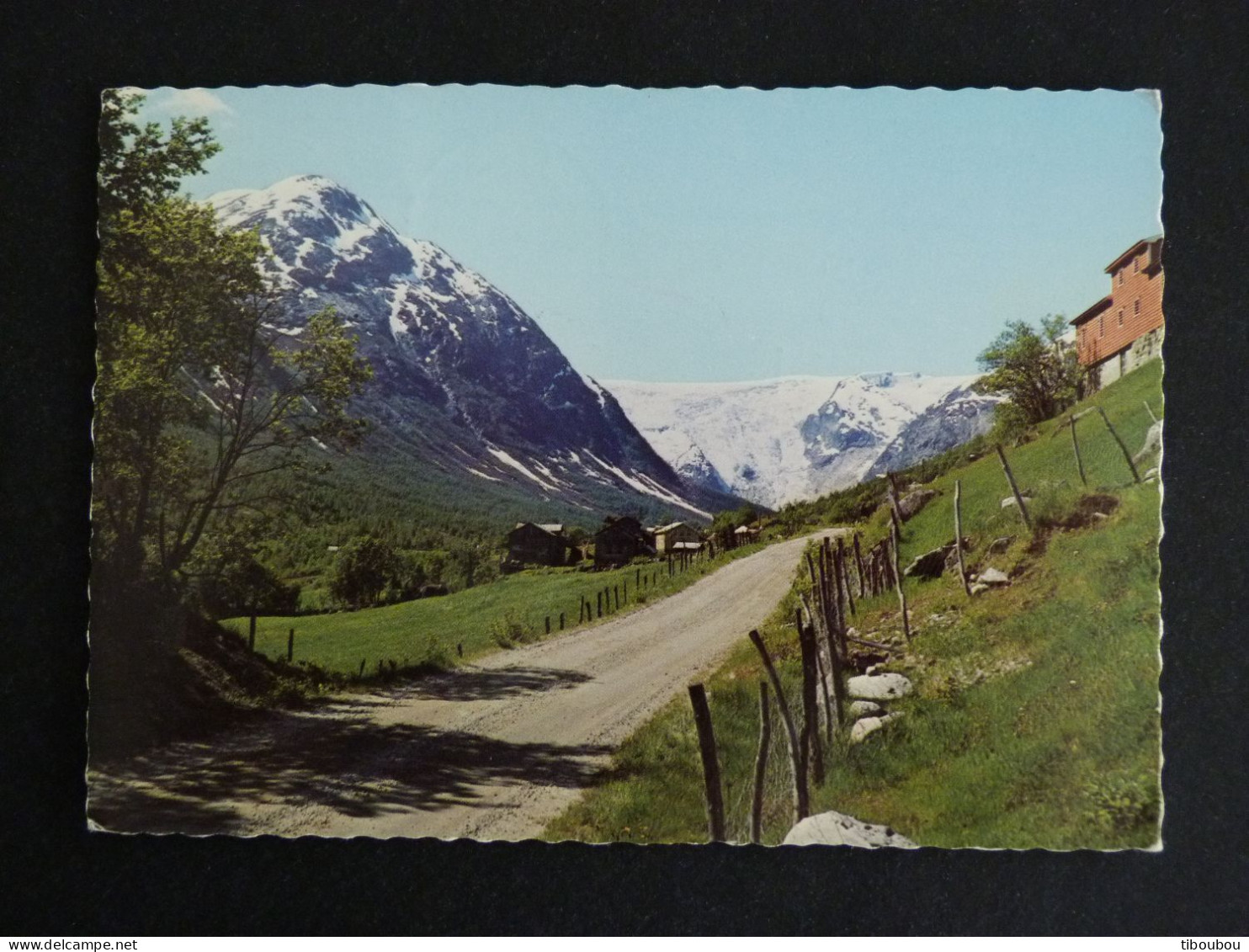 NORVEGE NORWAY NORGE NOREG AVEC YT 618 NORDEN MAISON NORDIQUE REYKJAVIK - SOGNEFJORD KRUNDALEN JOSTEDAL - Cartas & Documentos