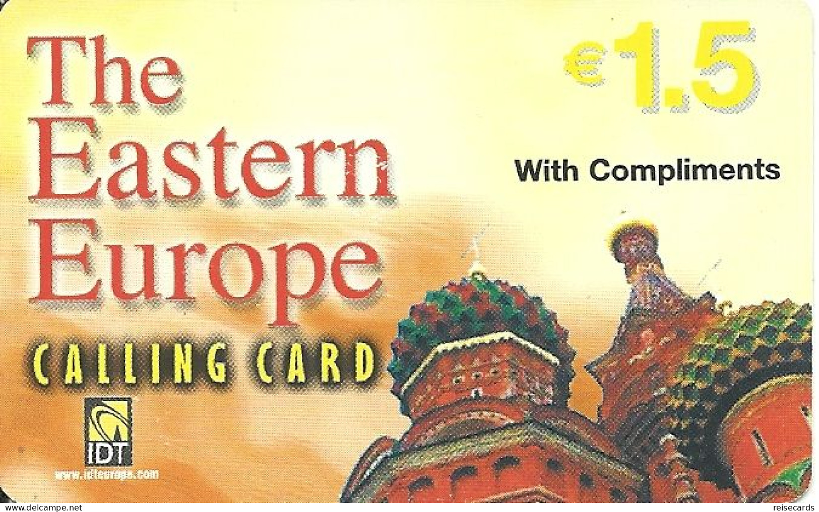 Greece: Prepaid IDT The Eastern Europe 11.06 With Compliments - Greece