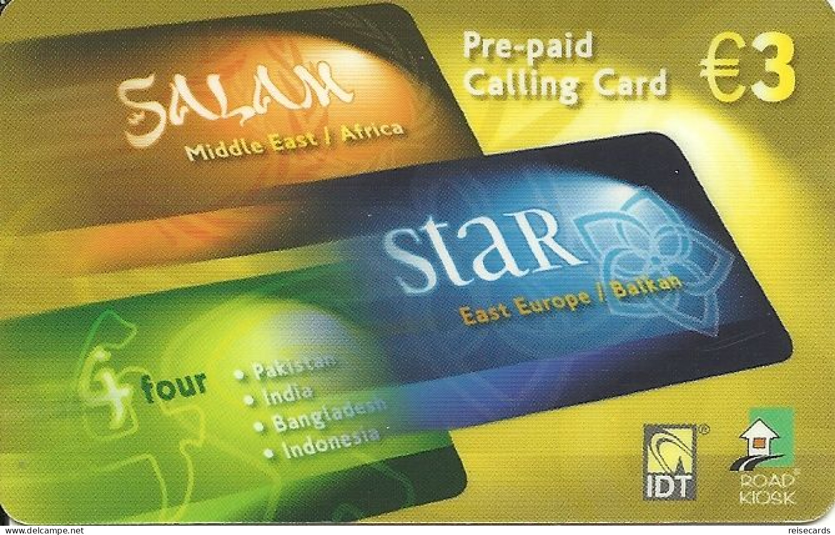 Greece: Prepaid IDT Salam Star 09.11 - Greece