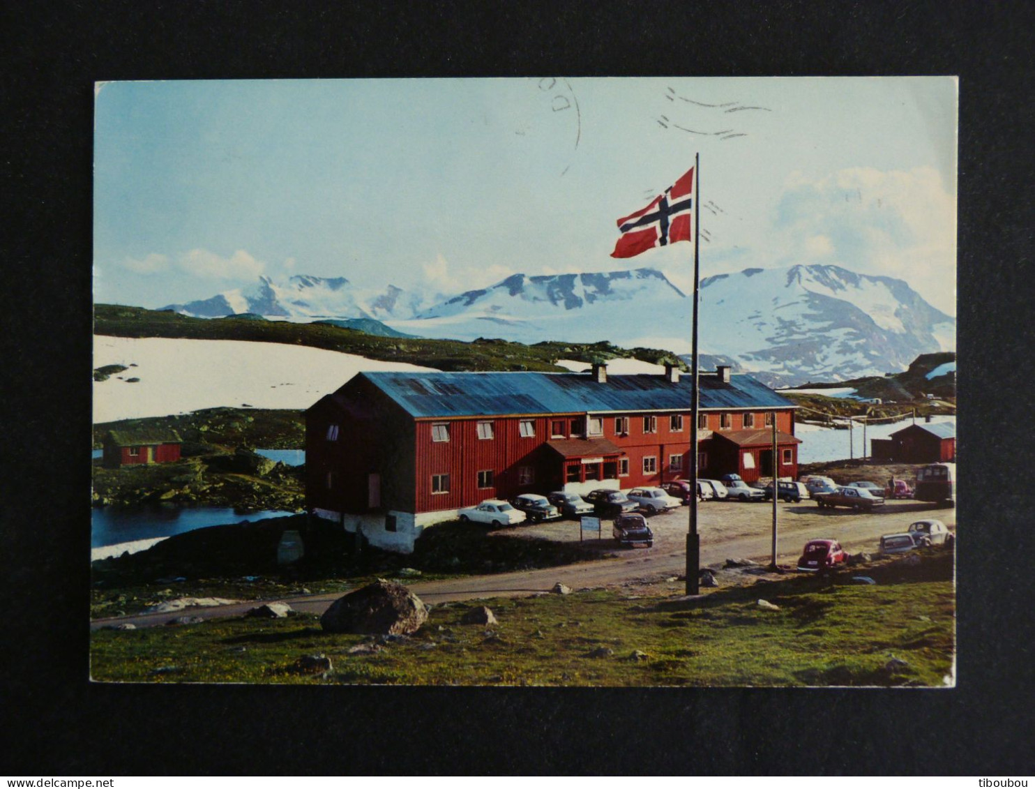 NORVEGE NORWAY NORGE NOREG AVEC YT 696 FORTERESSE STEINVIK - DOMBAS - SOGNEFJELL COTTAGE - Lettres & Documents
