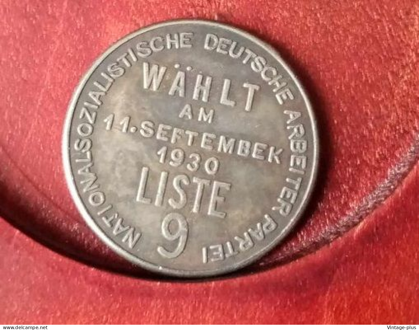GERMANIA 3° REICH MONETA COMMEMORATIVA WAHLT AM 11 STTEMBER 1930 LISTE 9 - ALLEMAGNE - DEUTSCHLAND - COD: GG10 - Autres & Non Classés