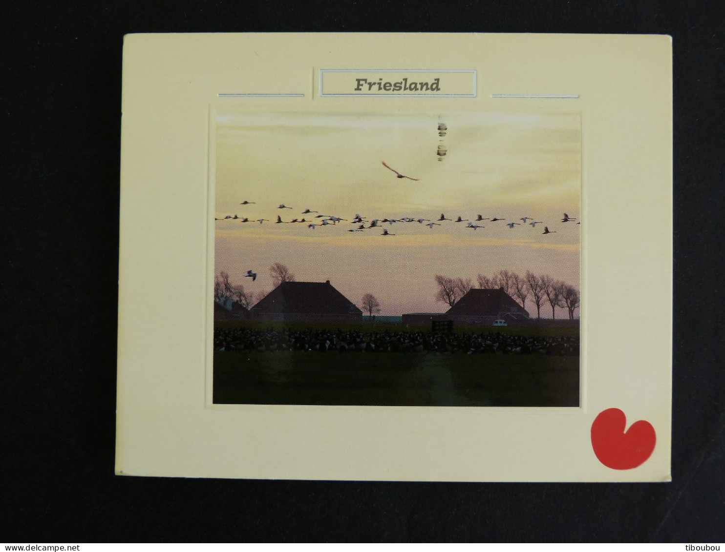 PAYS BAS NEDERLAND AVEC YT 2008 VINCENT VAN GOGH PEINTRE - FRIESLAND GRUE CENDREE OISEAU BIRD VOGEL - Lettres & Documents