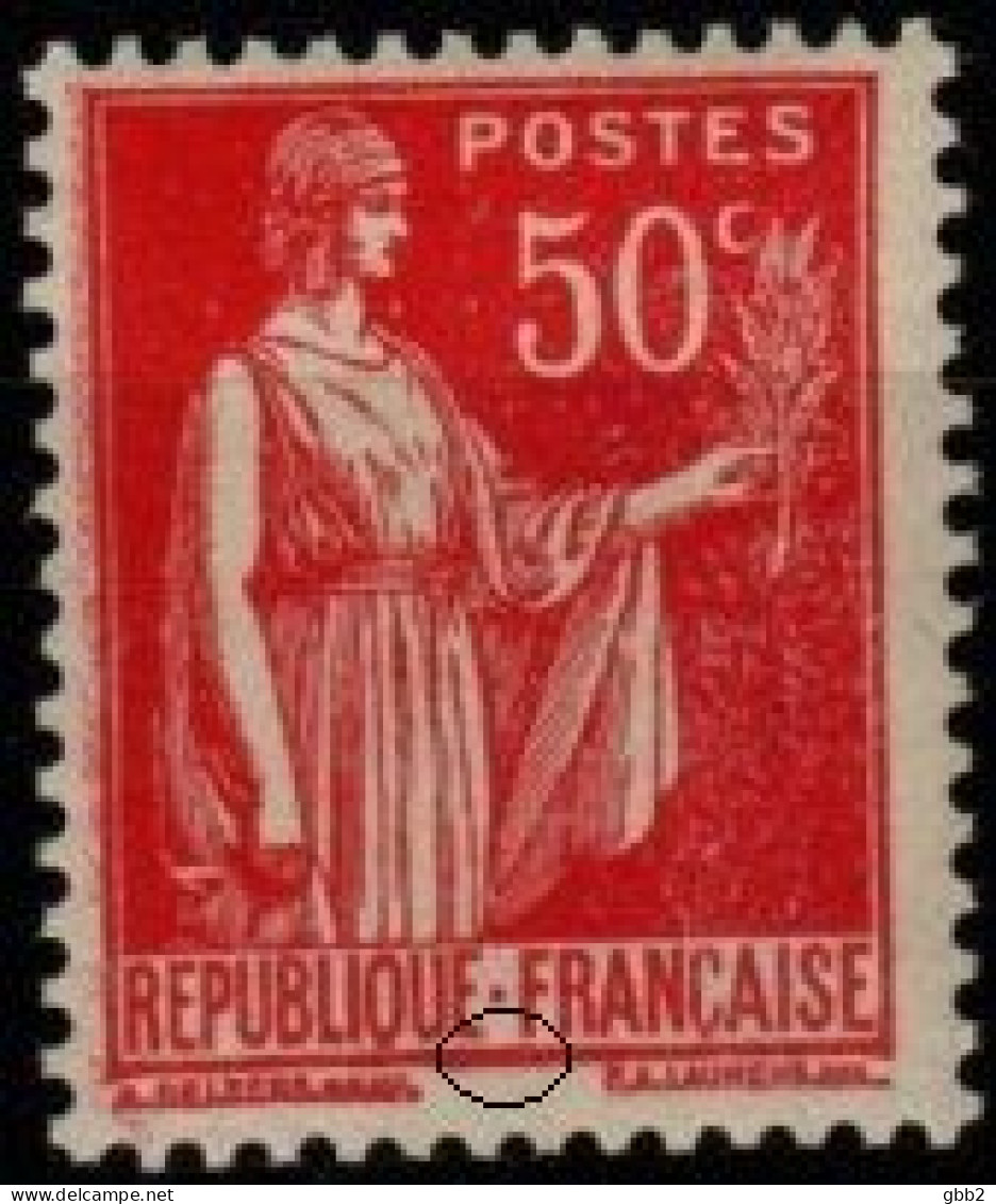 FRANCE - YT N° 283d "Type PAIX " Neuf LUXE**. SEULE PROPOSITION Sur DELCAMPE. TRES TRES RARE. - 1932-39 Paz