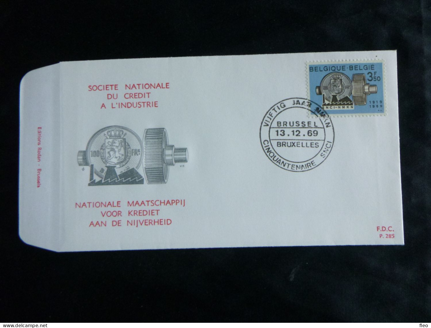 1969 1516 FDC (Brus/Bruxs)  :  " Krediet Aan De Nijverheid / Crédit A L'industrie " - 1961-1970