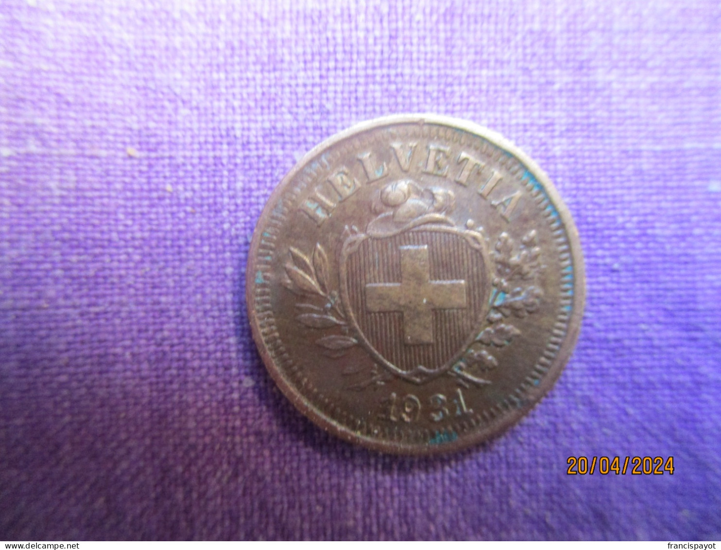 Suisse 1 Centime 1931 - 1 Rappen