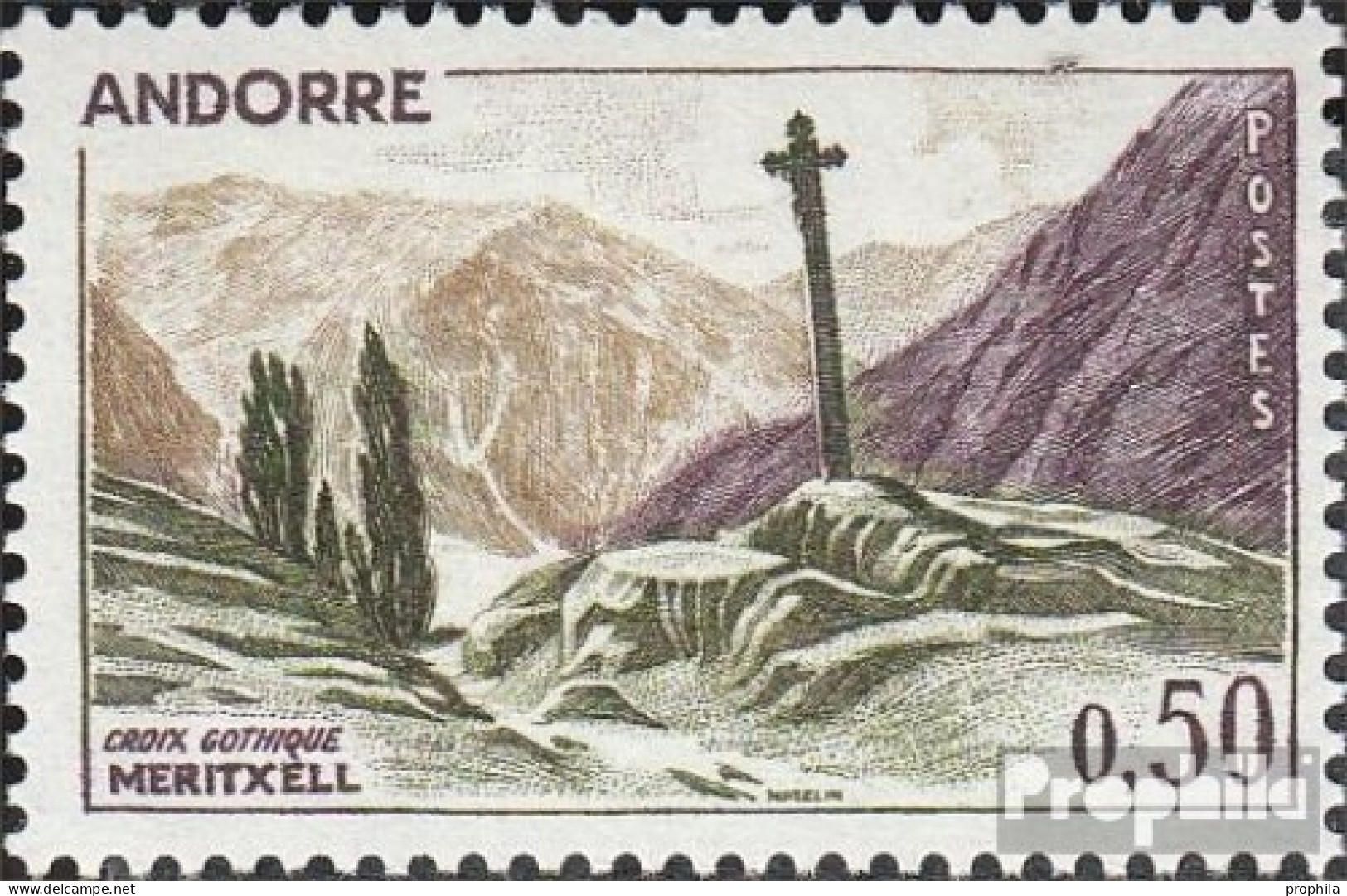 Andorra - Französische Post 171 Postfrisch 1961 Landschaften - Markenheftchen