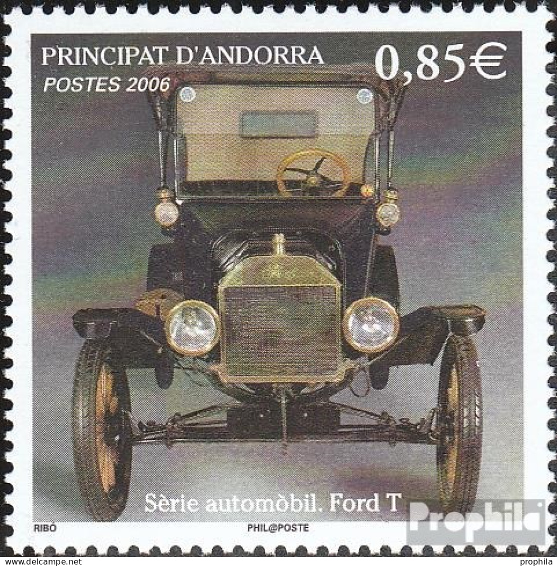 Andorra - Französische Post 651 (kompl.Ausg.) Postfrisch 2006 Auto - Carnets