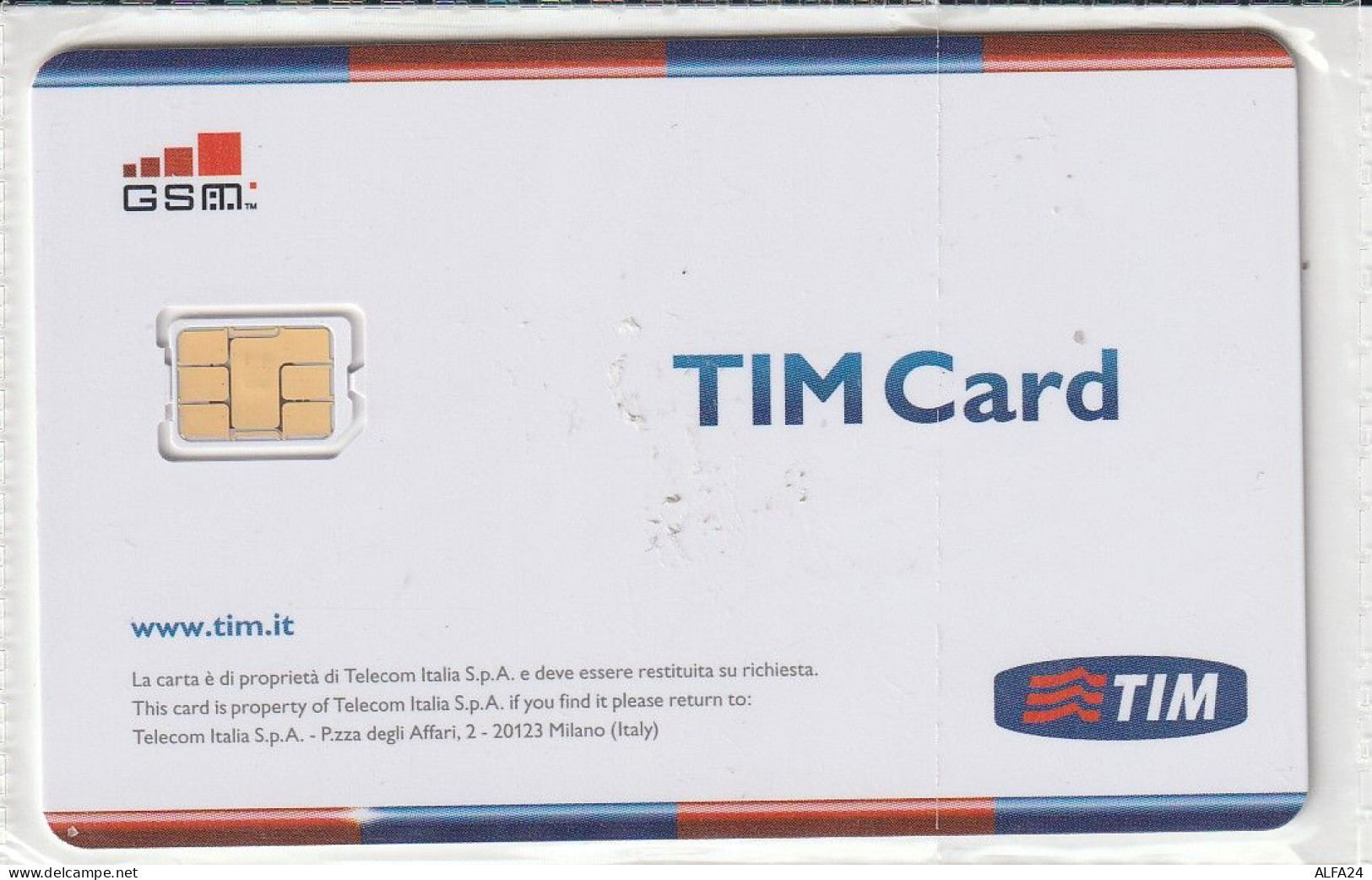 SIM GSM TIM   (E77.22.7 - [2] Sim Cards, Prepaid & Refills