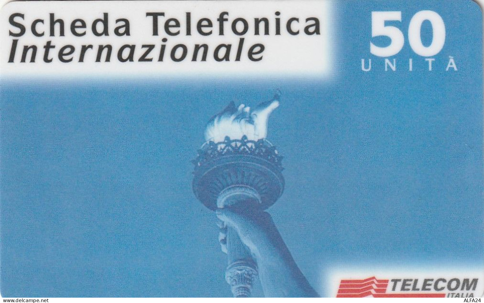 4216A INTERNAZIONALE TELECOM TZR 50 (USP17.8 - [2] Sim Cards, Prepaid & Refills