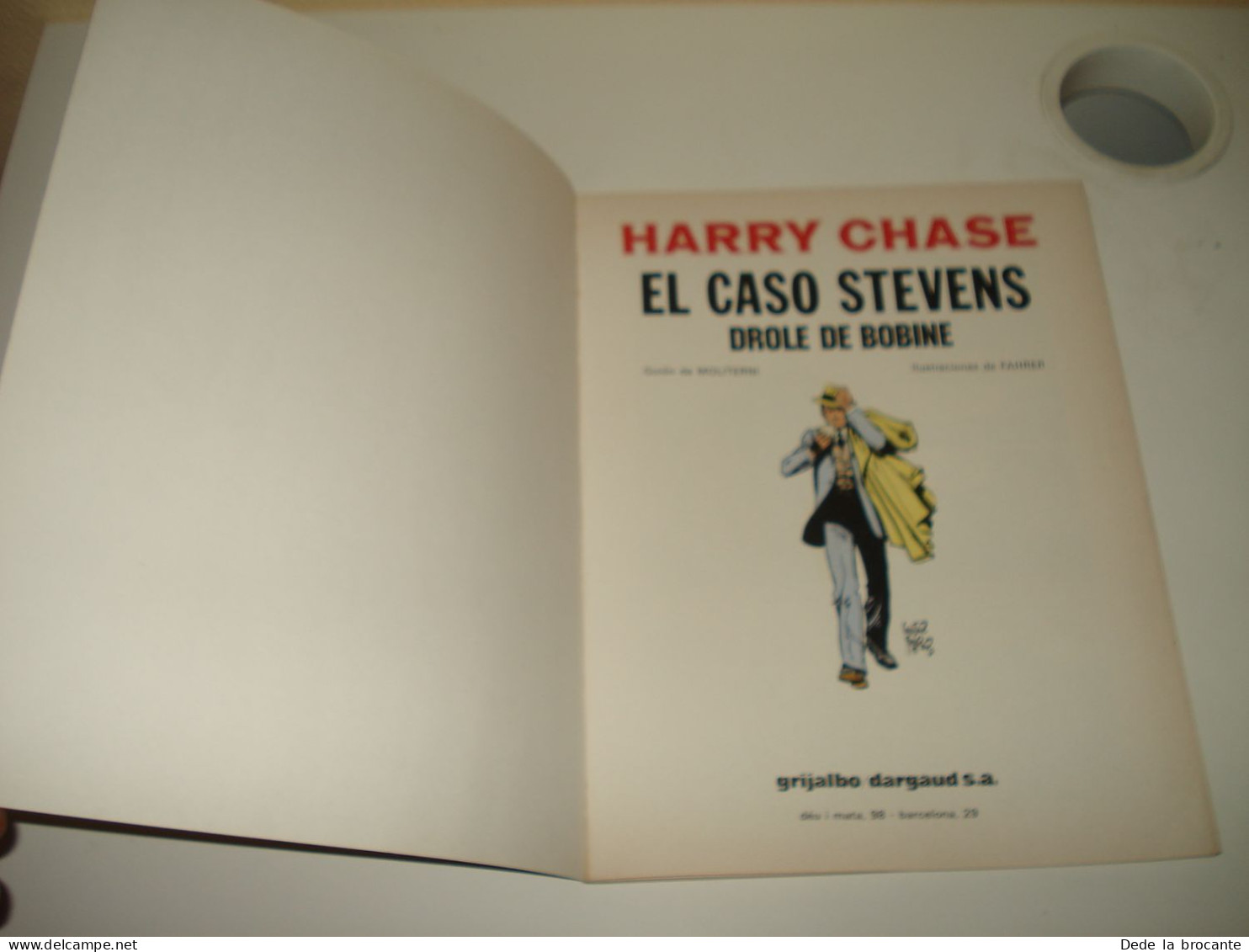 C54 / Harry Chase T2 - BD En Espagnol - " El Caso Stevens  " - EO De 1980 - Autres & Non Classés