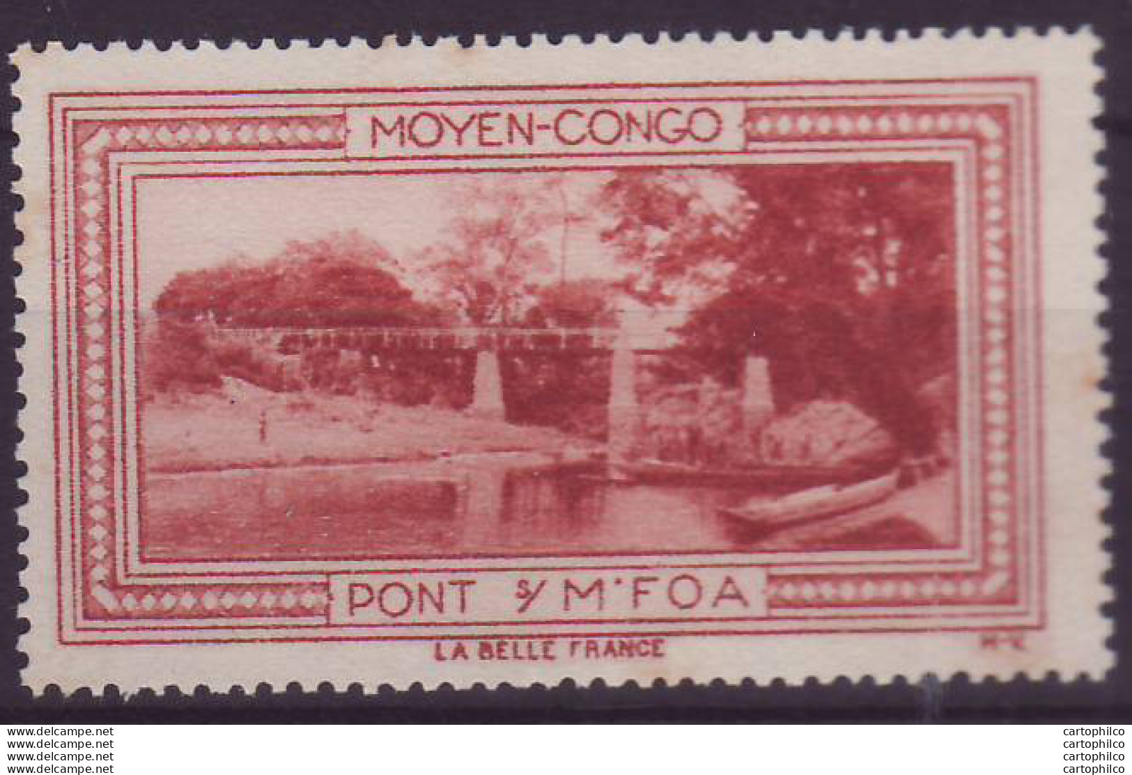 '"''Vignette ** Moyen Congo Pont S M''''Foa''"' - Nuevos