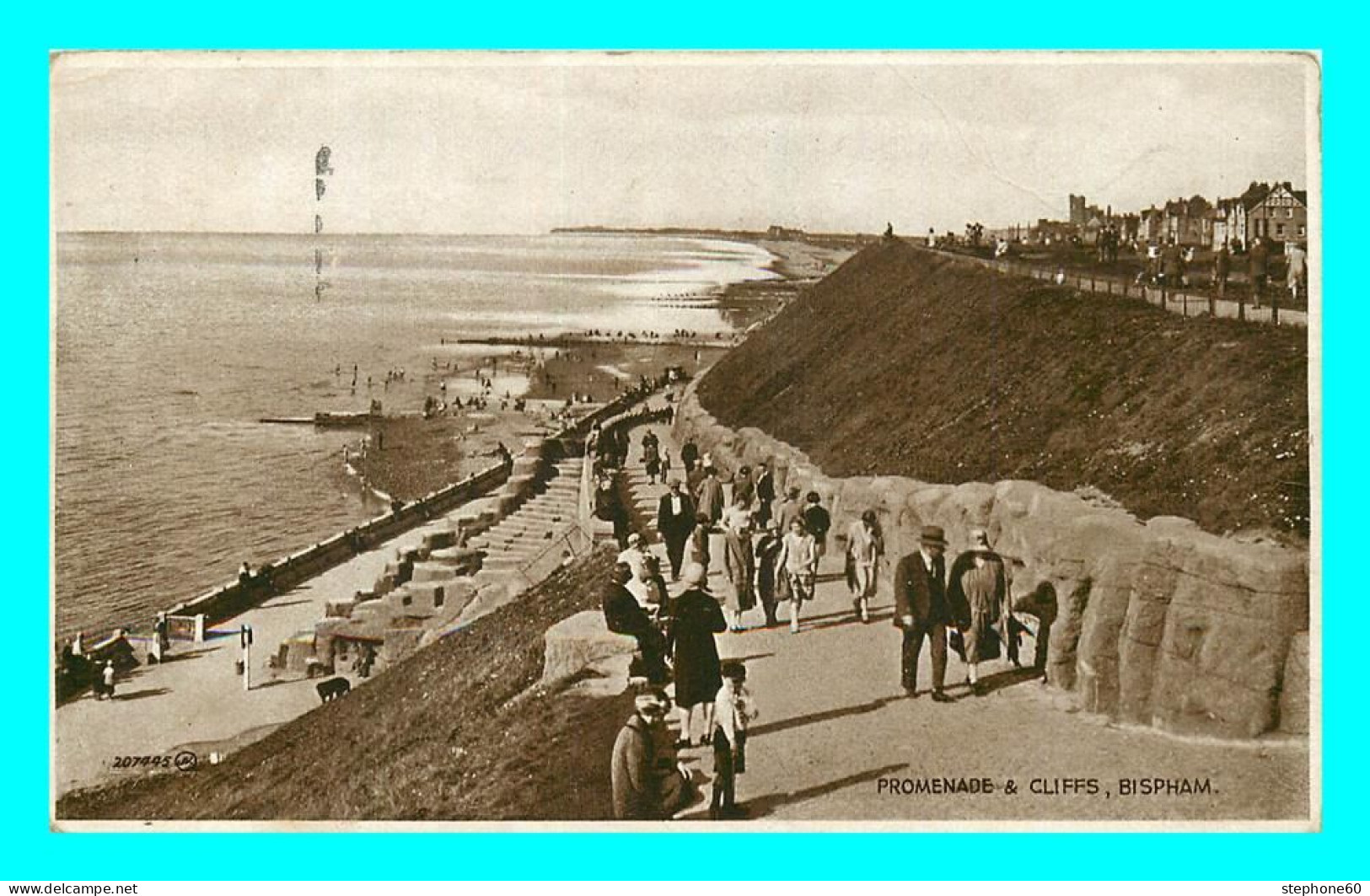 A742 / 249 BISPHAM Promenade And Cliffs - Blackpool