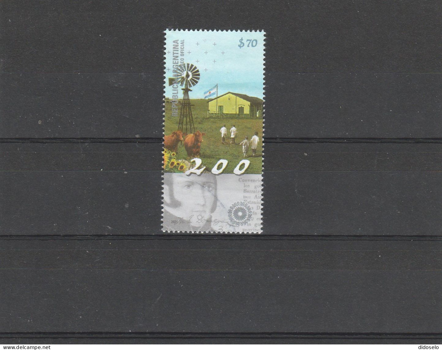 Argentina - 2021 - Windmill / Used Stamp - Mühlen