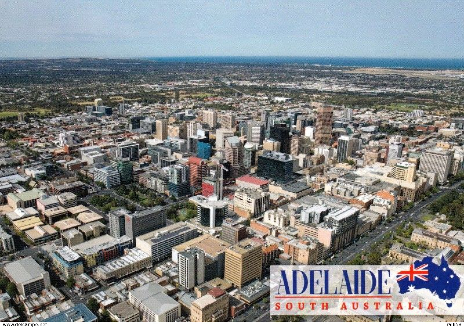 1 AK Australien * Blick Auf Die Stadt Adelaide - Die Hauptstadt Des Bundesstaates South Australia * - Adelaide