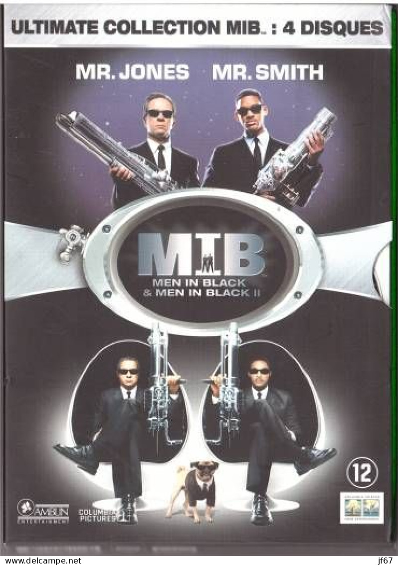 DVD Men In Black 1 Et 2 -  Coffret Ultimate Collection MIB 4 Disques - Sciences-Fictions Et Fantaisie