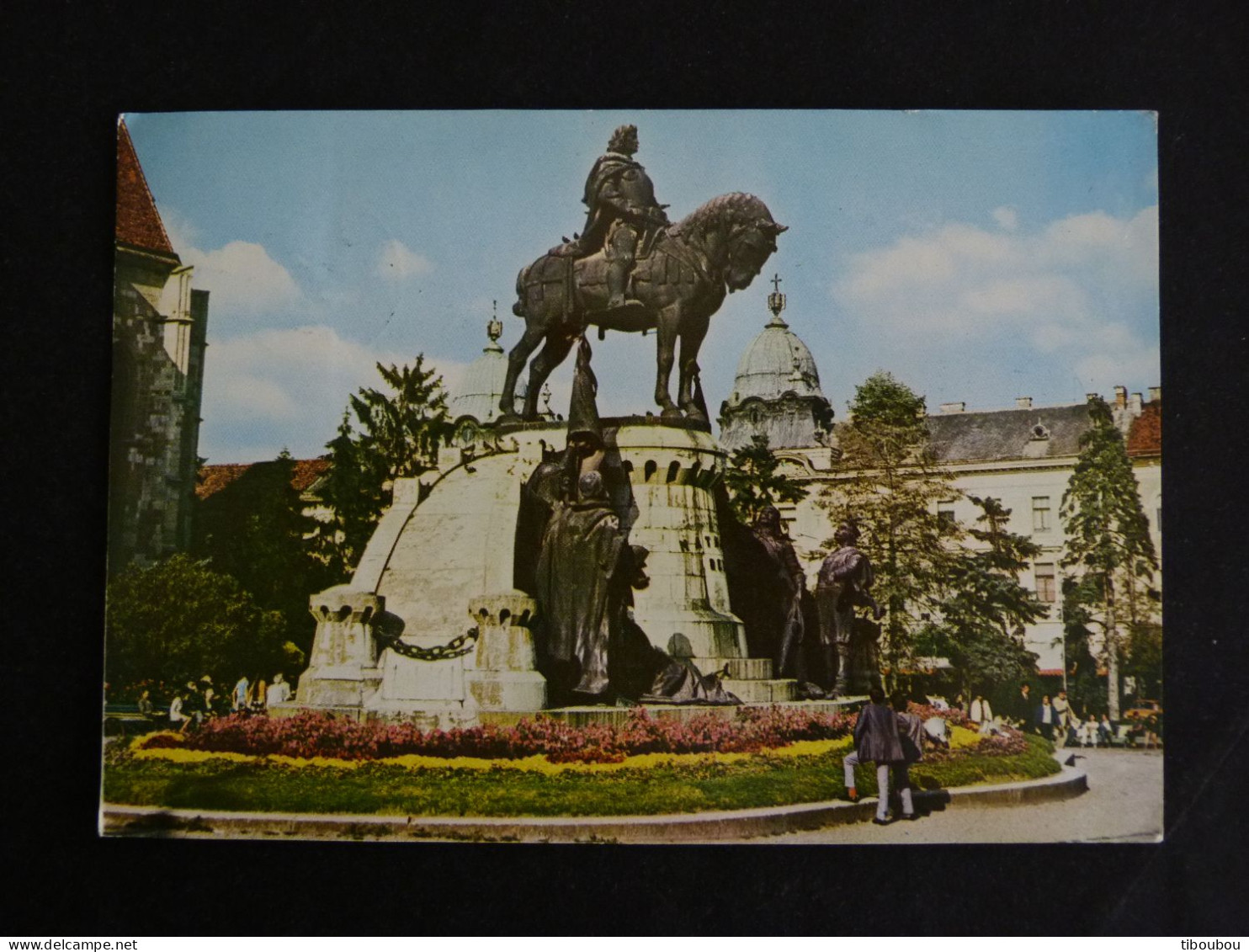 ROUMANIE ROMANIA ROMANA AVEC YT 3973 3976 3976C AUBERGE HOTEL - CLUJ NAPOCA STATUE MATEL CORVIN - Lettres & Documents