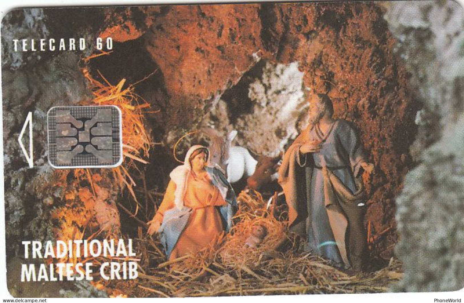 Malta, MLT-0011C, Christmas 1992 - Digit 43579 - SC4, Matt Surface, 12/92 - Nativity - Topcondition - Malta