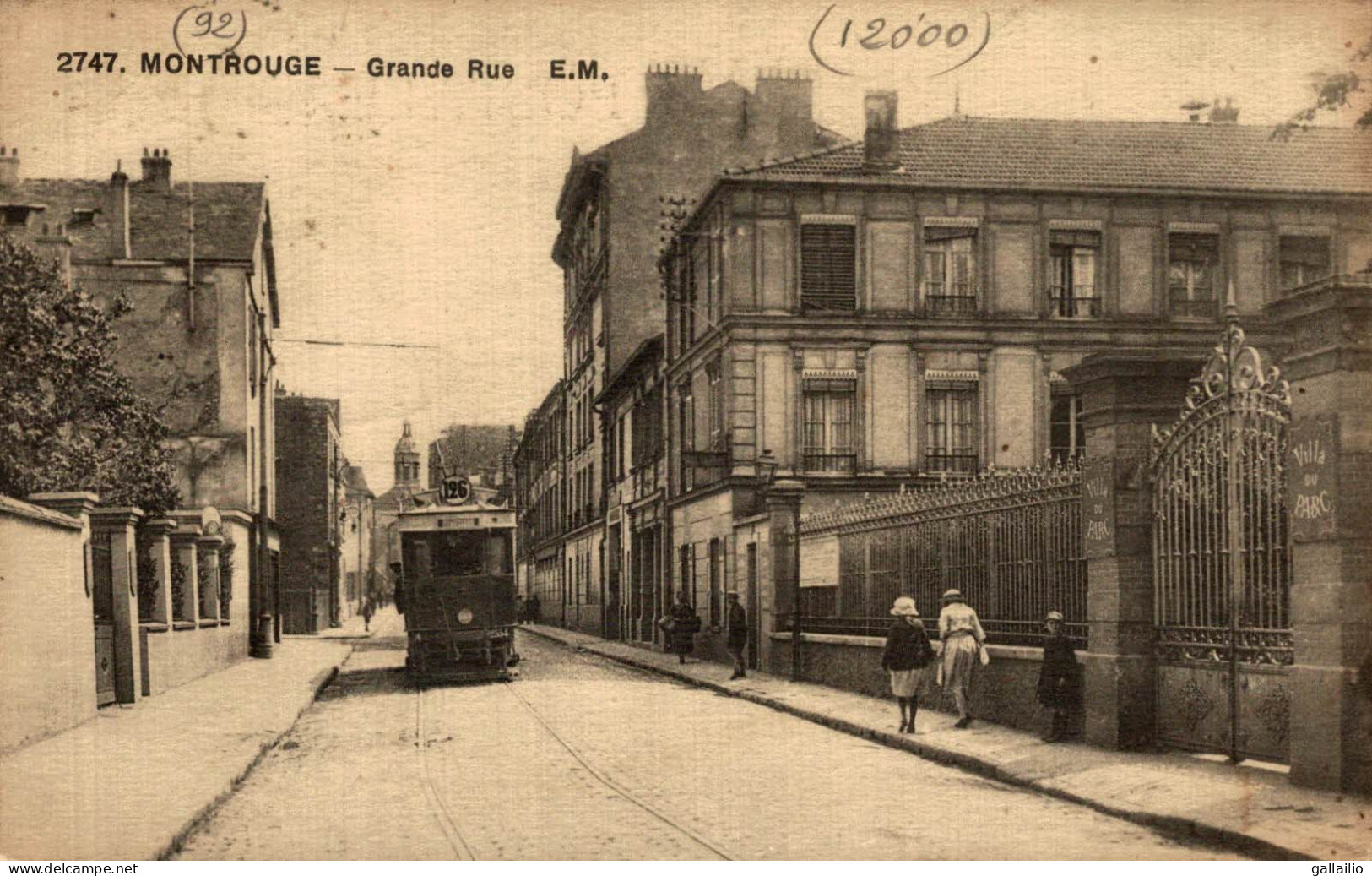 MONTROUGE GRANDE RUE TRAMWAY - Montrouge