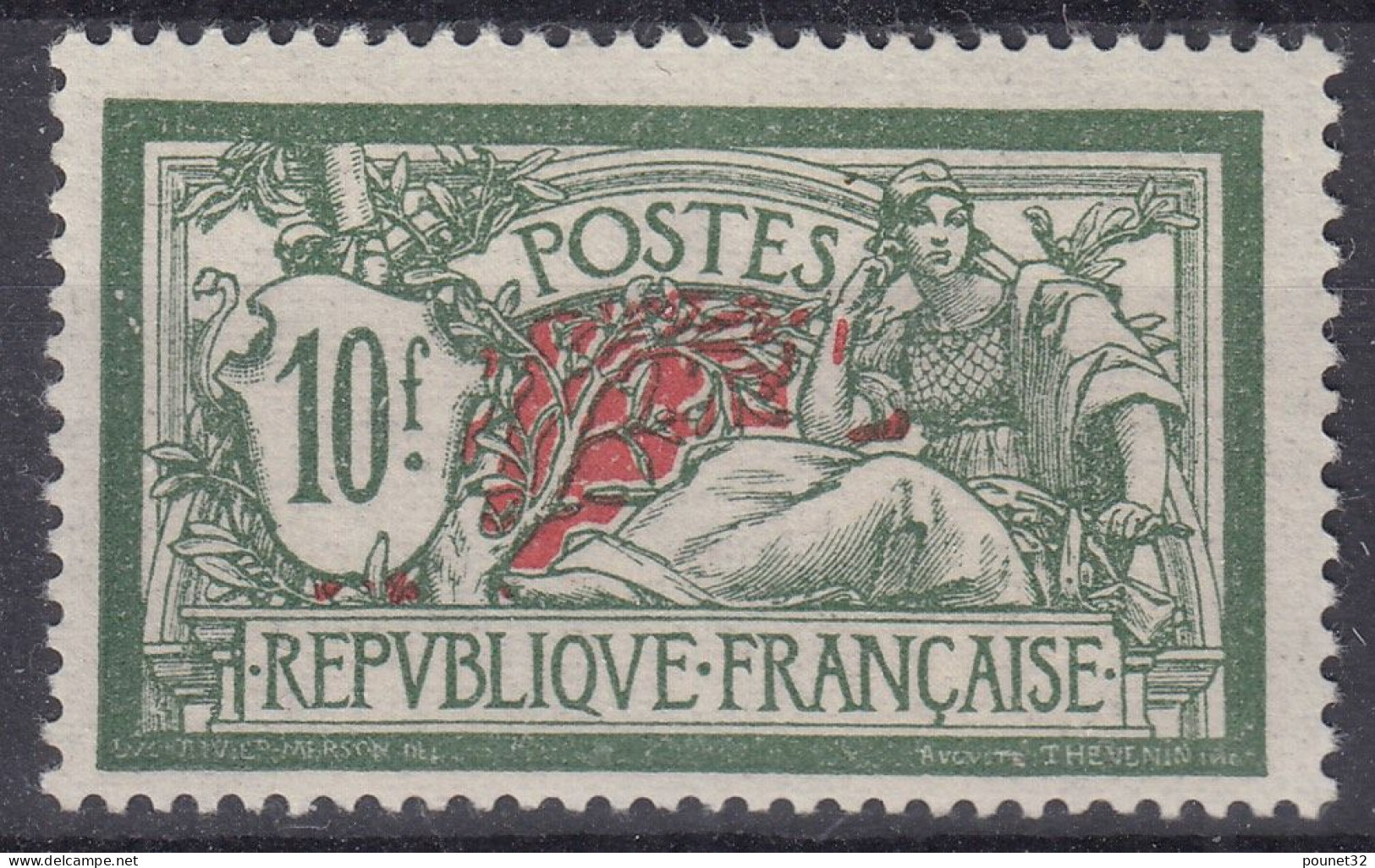 TIMBRE FRANCE MERSON N° 207 NEUF GOMME ALTEREE SANS CHARNIERE - COTE 380 € - 1900-27 Merson