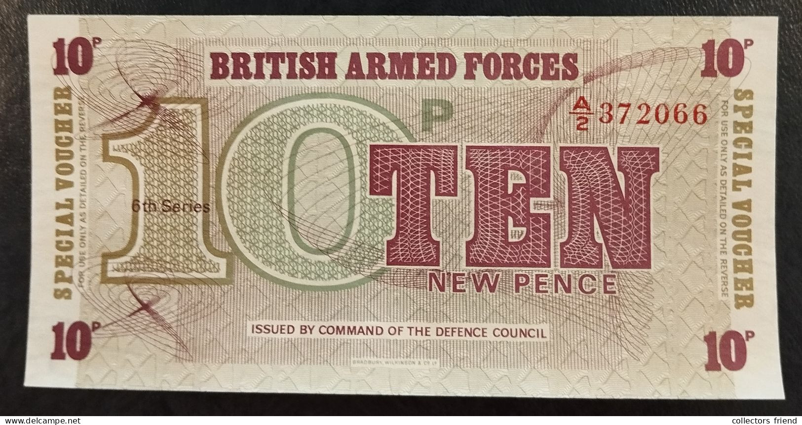 British Armed Forces - 5 + 10 New Pence - 6th Series - UNC - British Armed Forces & Special Vouchers