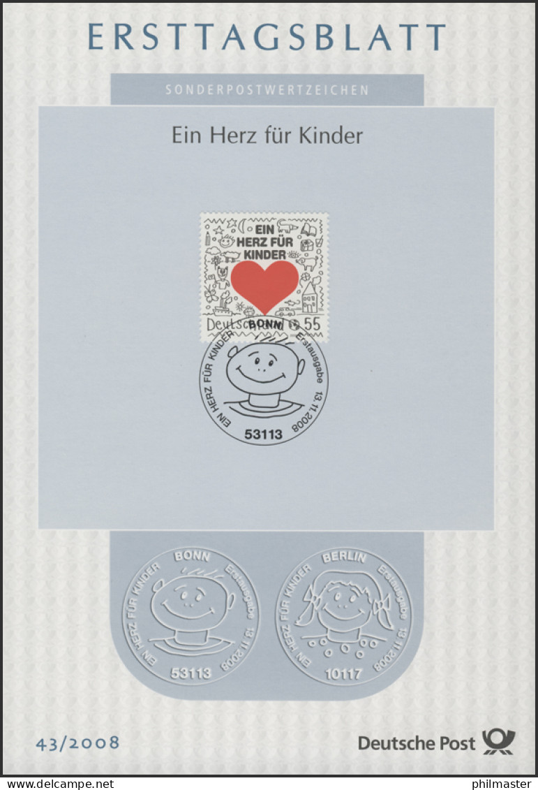 ETB 43/2008 Ein Herz Für Kinder - 2001-2010