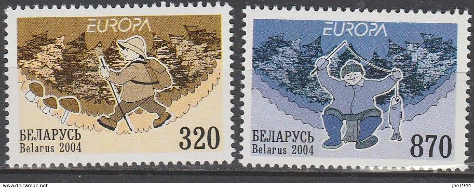 Biélorussie Europa 2004 N° 503/ 504 ** Vacances - 2004