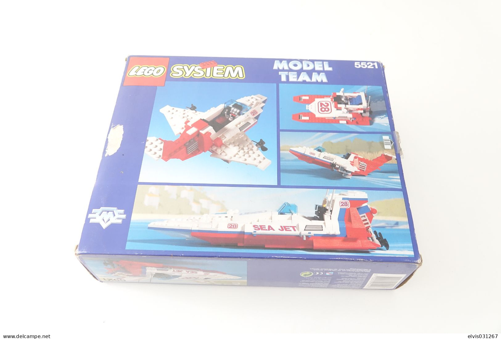 LEGO - 5521 Sea Jet With Box And Manual Booklet - Original Lego 1993 - Vintage - Catalogues