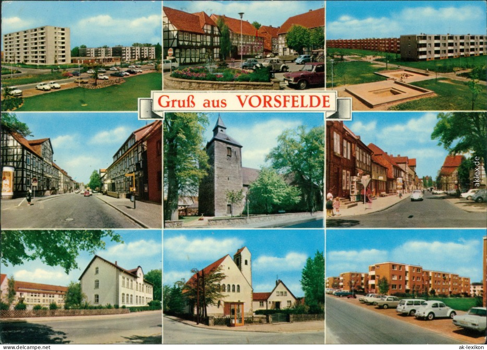 Vorsfelde Wolfsburg MB: Straßen, Neubaugebiete Und Markt 1982 - Wolfsburg