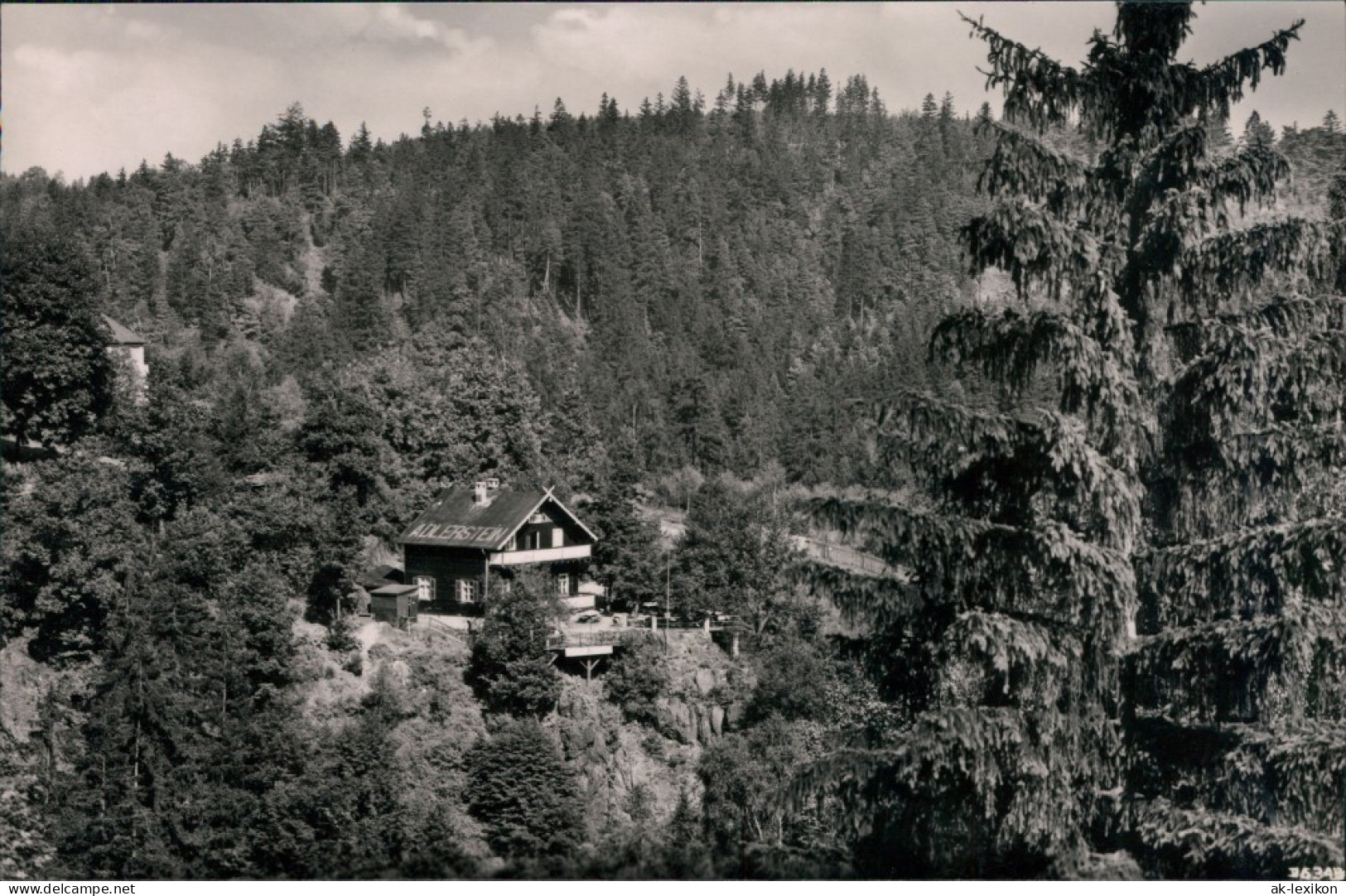 Ansichtskarte Jocketa-Pöhl Adlerstein 1963 - Pöhl